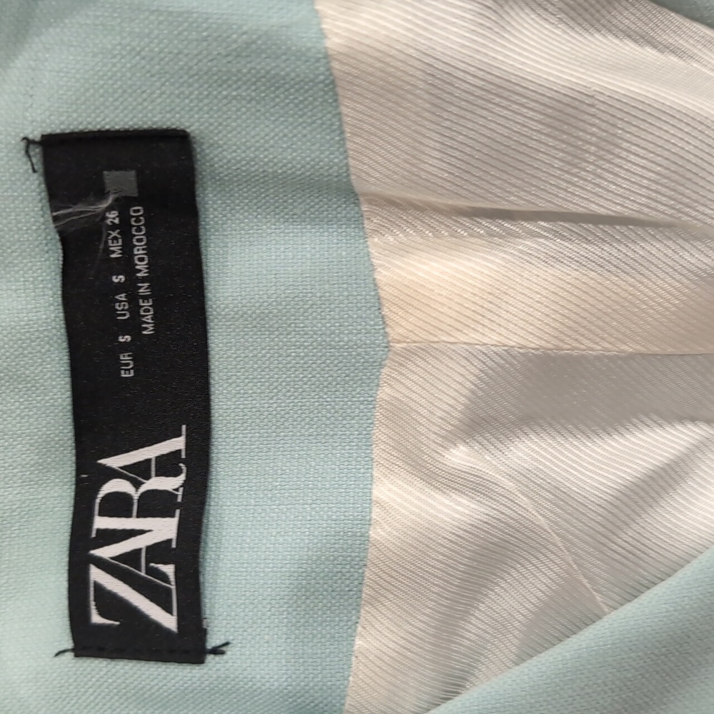 Zara Mint Vest & Shorts Set Small NWT - Picture 11 of 14